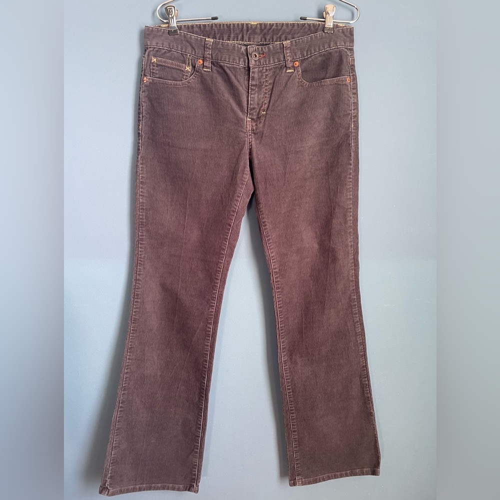 Vintage Polo Jeans Co. Ralph Lauren CORDUROY Pants Grey Size 8